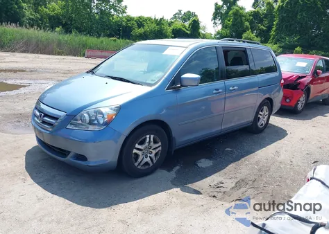 2007 Honda Odyssey Ex-L z USA, uszkodzony, nr VIN 5FNRL38757B092056